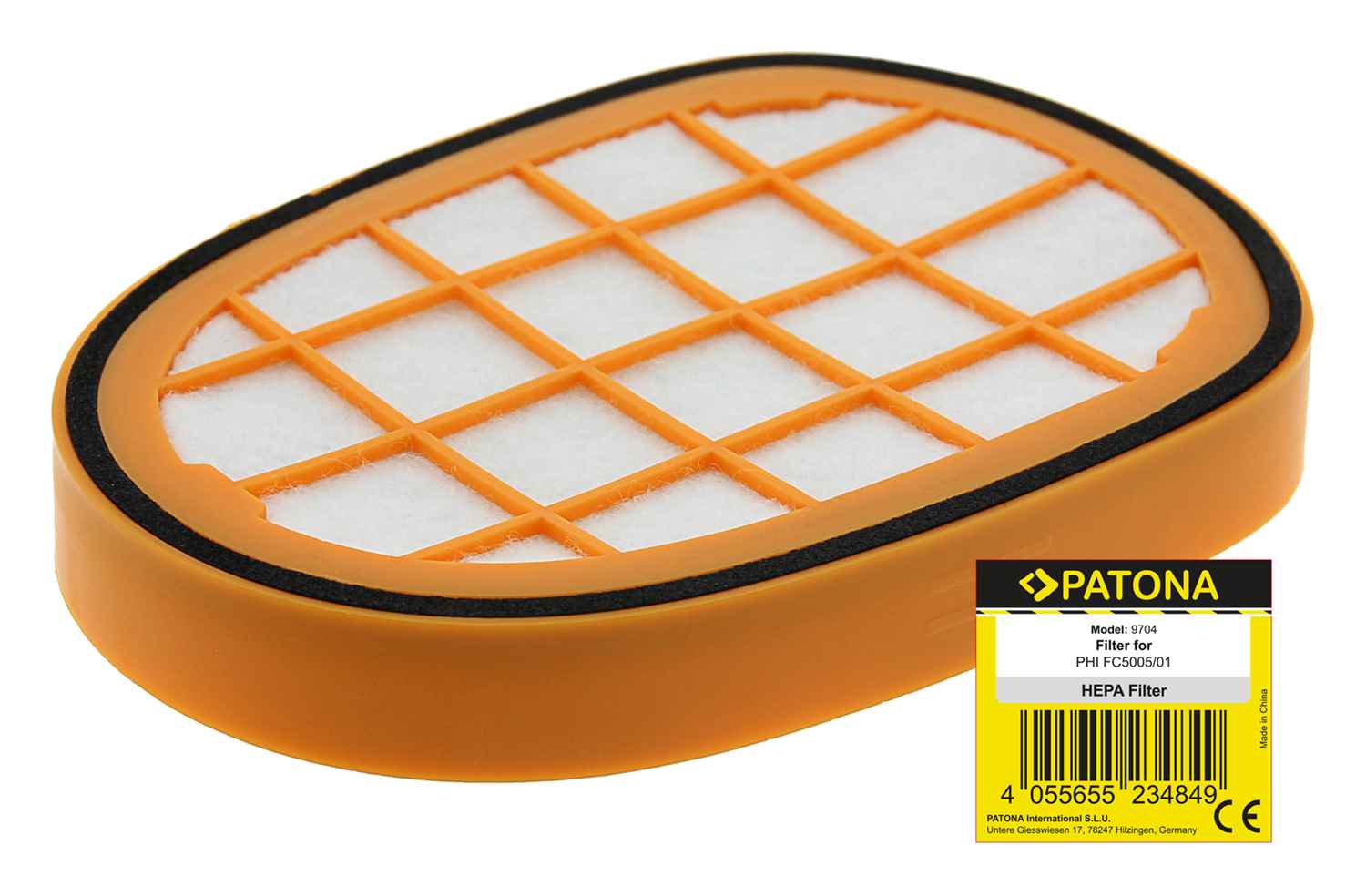 PATONA Hepa Filtersystem Motorschutzfilter wie PHILIPS CP0663/01 FC5005/01 300000519471 für Handstaubsauger Stielsauger SpeedPro Max 7000 8000er