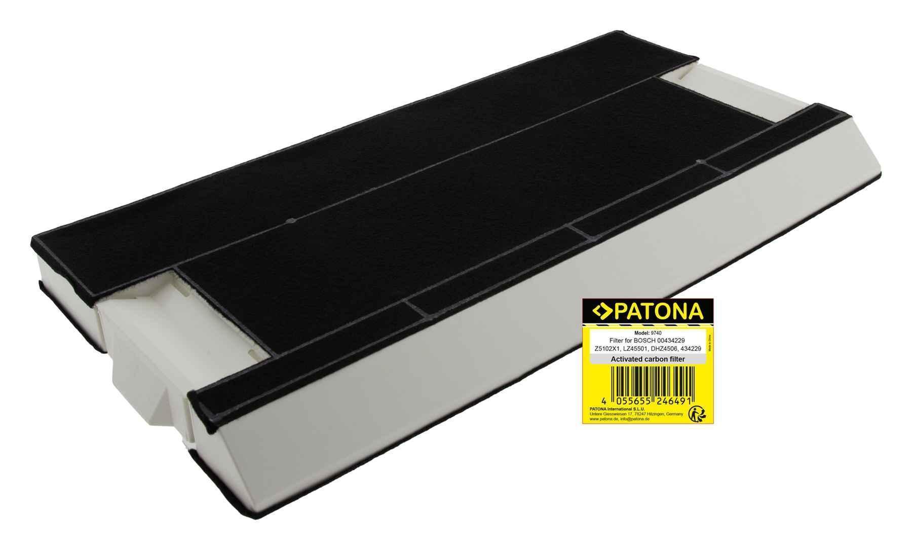 PATONA Filter für Dunstabzugshaube Bosch 00434229 Z5102X1 Neff D4992X0 Siemens LI48630/03 Balay Constructa Küppersbusch Gaggenau