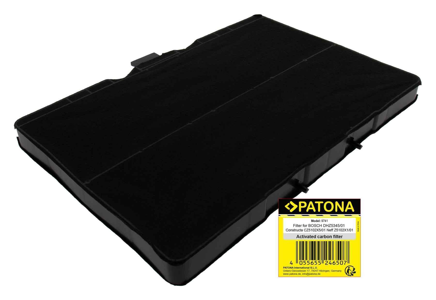 PATONA Filter für Dunstabzugshaube Bosch DHZ5345/01 744073 Neff Z5102X1 Siemens LZ53451 Gaggenau