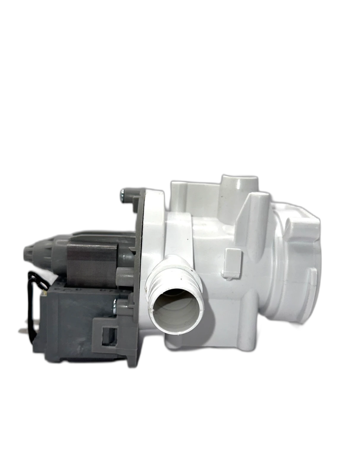Ablaufpumpe Samsung DC90-11110K Seitenansicht mit Pumpenkopf