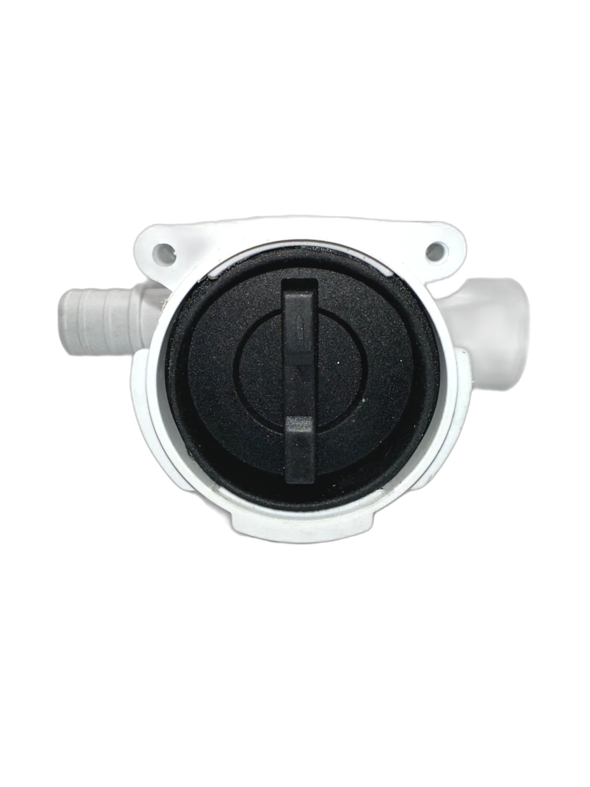 Siebeinsatz und Pumpenrad der Ablaufpumpe Samsung DC90-11110K Nahauf