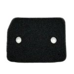 Schaumfilter kompatibel zu Miele 9164761 – schwarzer BLUPARTS Wärmetauscherfilter 198×145×28 mm